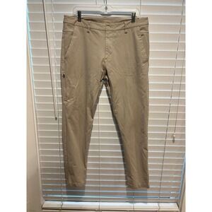 BYLT Everyday Pant 2.0 Mens XL Khaki Casual Comfort Walking Travel